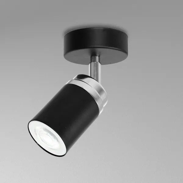 Spot RENO 1xGU10/60W/230V negru/crom