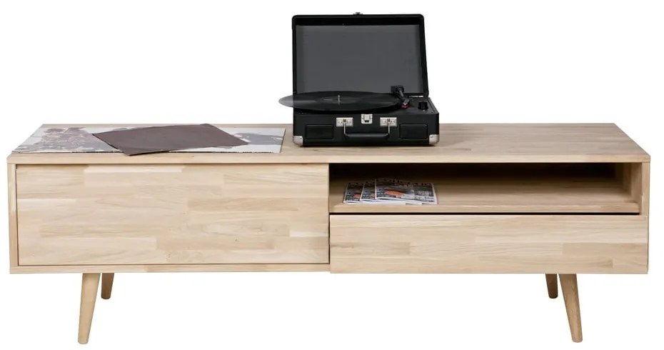 Comodă TV din lemn de stejar WOOOD Tygo