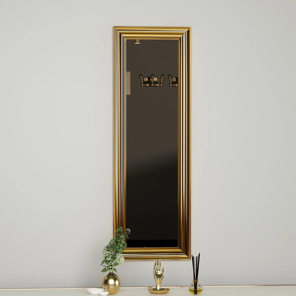 Oglindă Boos - Gold, Aur, 3x90x30 cm