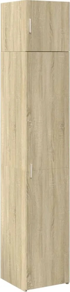 vidaXL Dulap de depozitare slim, stejar sonoma, 40x42,5x225cm, lemn