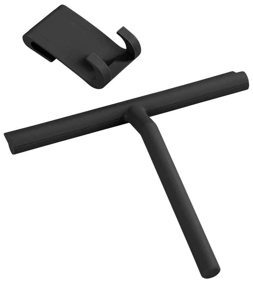 Racletă baie din silicon Wenko Squeegee Mola, negru