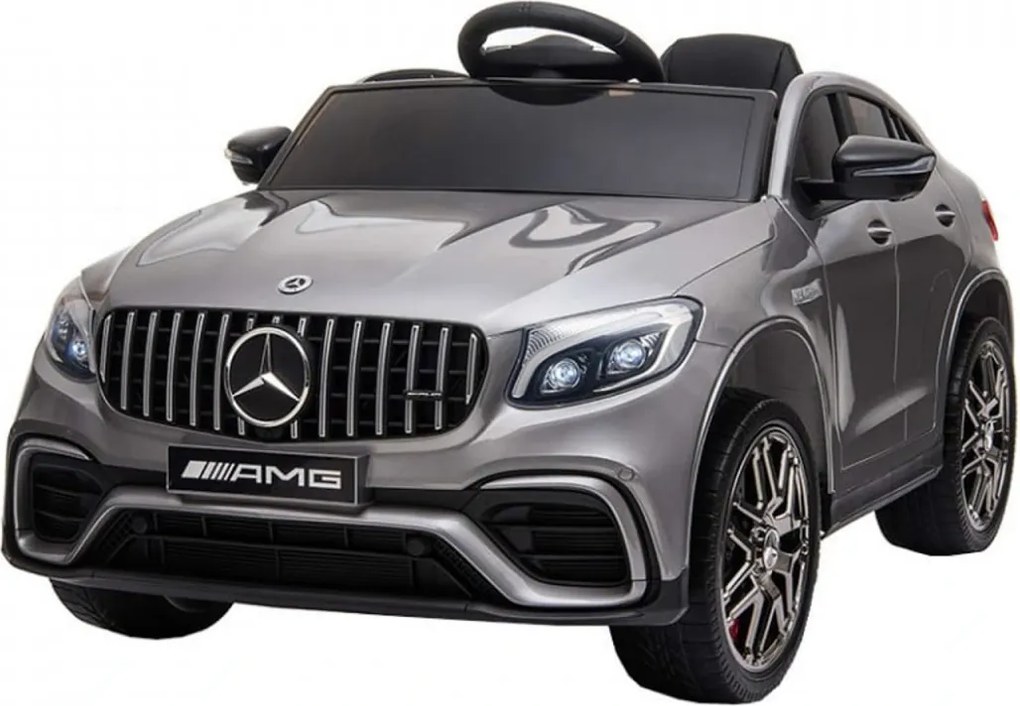 Masinuta Electrica cu acumulator pentru copii NOVOKIDS™ Mercedes GLC 63 AMG , Roti din Cauciuc EVA, 3-8 ani , usi cu deschidere , Baterie12V, 2