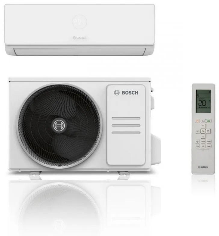 Aparat de aer conditonat inverter Bosch CL4000i-Set 35E, 12000 BTU, Racire/Incalzire, A++, I-Clean, Protectie la inghet, Alb