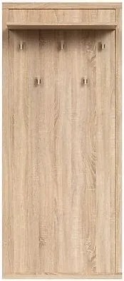 Cuier hol KASPIAN, stejar sonoma, PAL, 66x24x152 cm