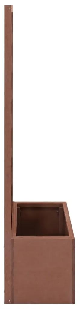 Jardiniera cu spalier, 40x30x135 cm 1, Maro, 40 x 30 x 135 cm