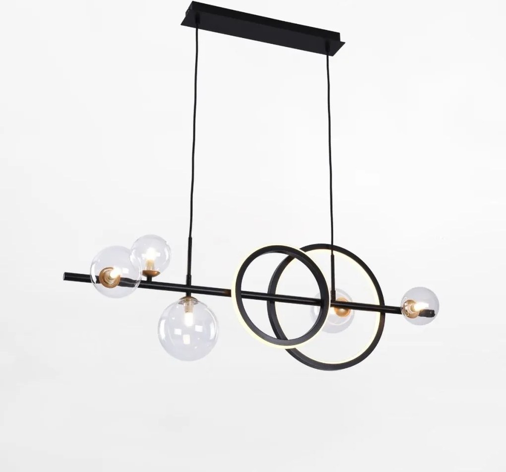 Lustra moderna suspendata LED CCT TAREMI