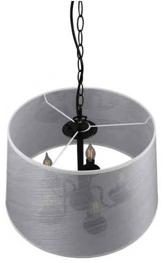 Reality - Candelabru LED pe lanț CIMA 5xE14/40W/230V gri