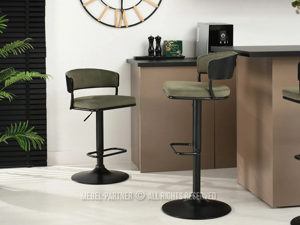 Scaun Marta H (čierno-verde + negru). Promo -17%. 1110723