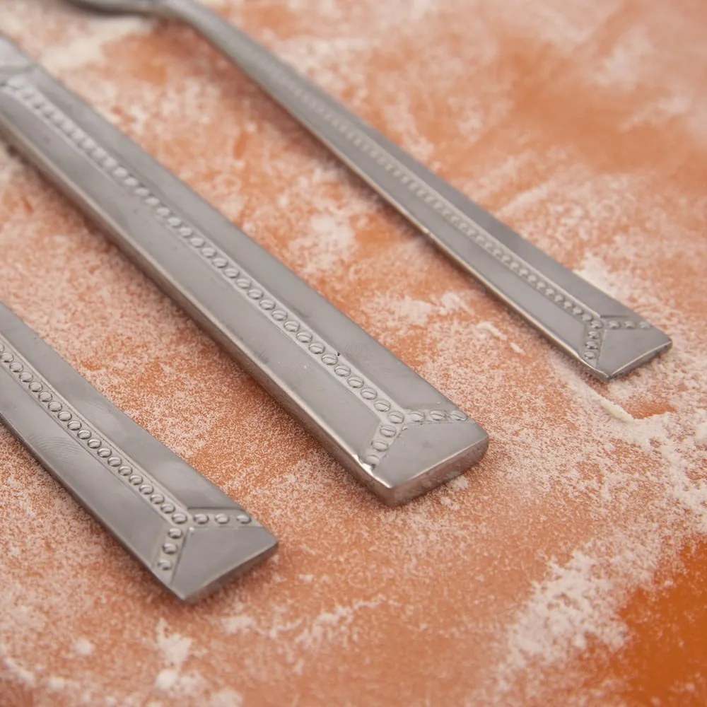 Tacâmuri argintii din oțel inoxidabil 24 buc. Bright – Orion