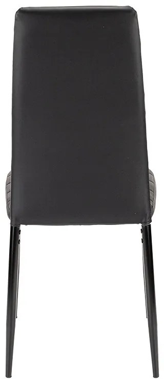 Set de masă Verna 4+1 negru-negru