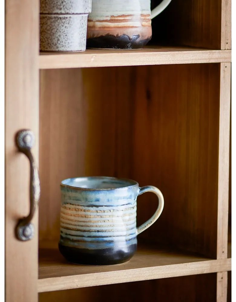 Căni albastre 4 buc. din gresie 380 ml Deana – Bloomingville