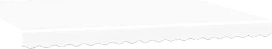 vidaXL Material de înlocuire pentru copertină Alb 4 x 2 m Poliester