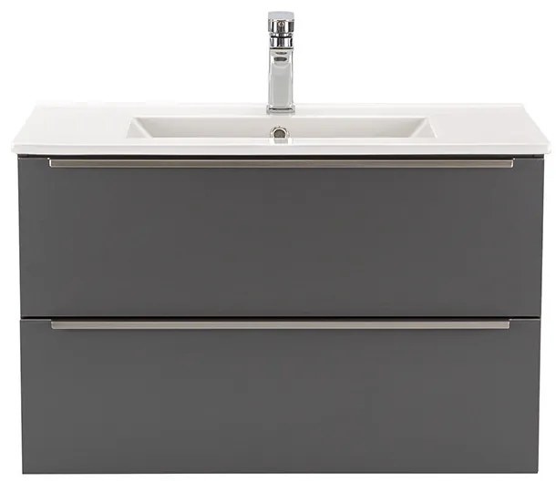 Dulap inferior Vario Trim 80 cu lavoar antracit-antracit