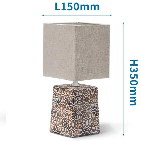 Lampă de masă Aigostar 1xE14/40W/230V