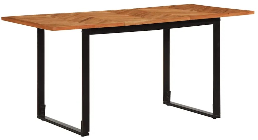 vidaXL Masa de sufragerie 160x80x75 cm din lemn masiv de salcam