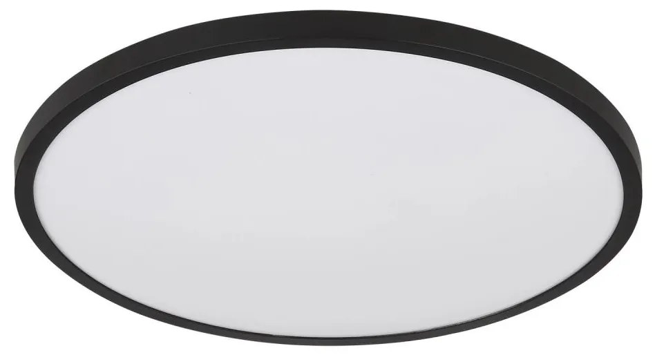 Globo 41566-20S - Plafonieră LED NIELSEN, 20W, 230V, Ø 30 cm, neagră