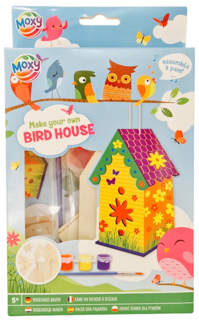 MINI CASUTA PASARILOR CU FLORICELE - MOXY (620011-1)