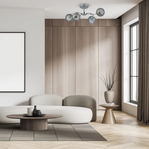 Lustră aplicată OAKLAND 4xE27/60W/230V