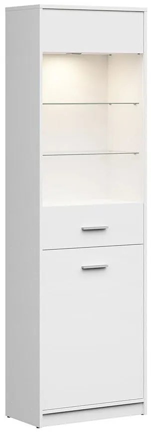 Vitrină Nepo Plus 23 (alb) . 1098364