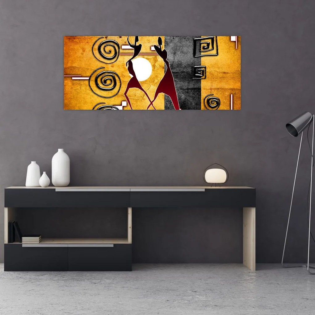 Tablou - Pictură străveche (120x50 cm)