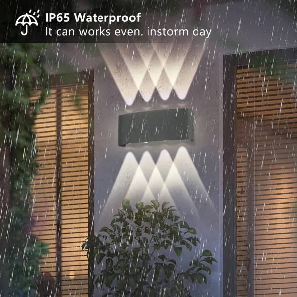 Brilagi - Aplică LED de exterior FLAREBOX LED/8W/230V antracit IP65