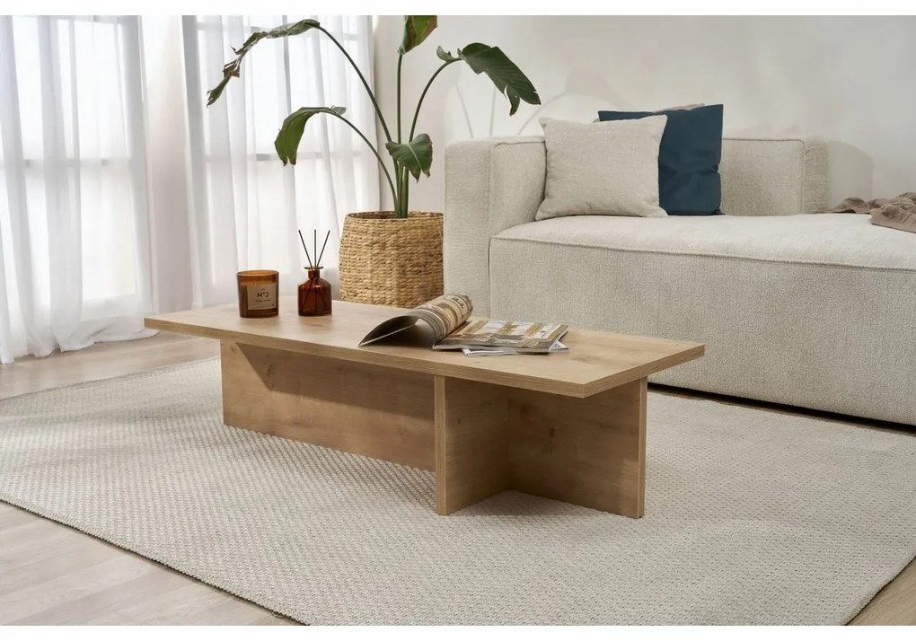 Măsuță de conferință Harbor Sapphire Oak