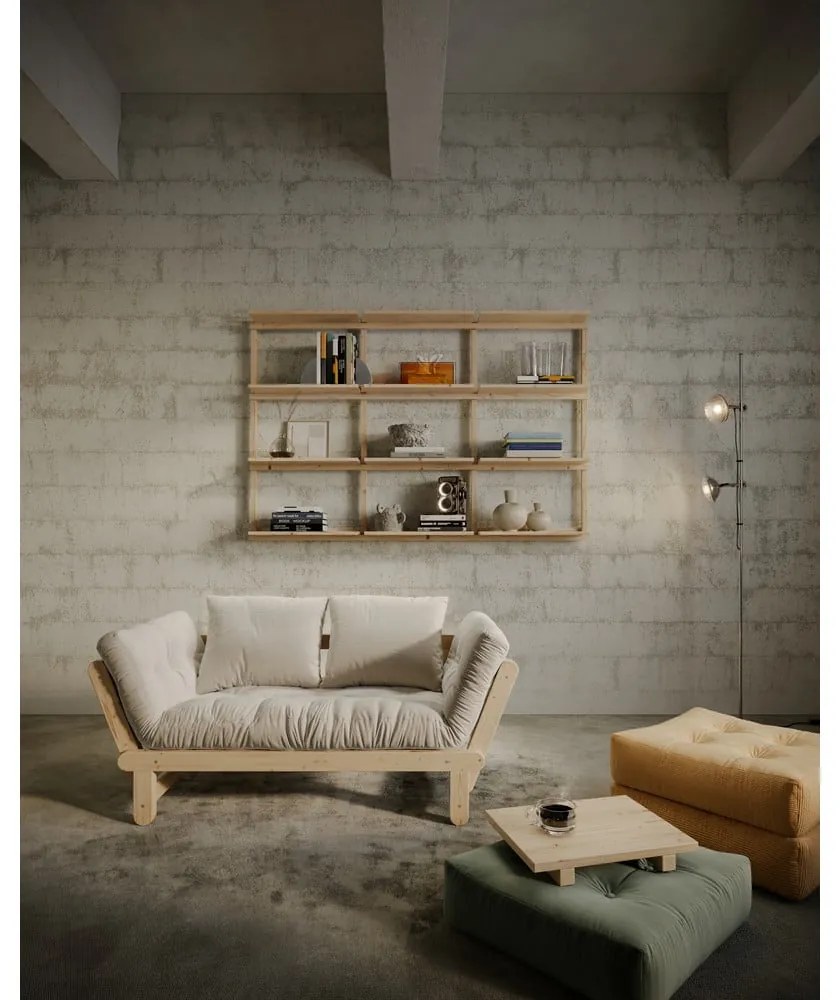 Canapea variabilă Karup Design Beat Natural Clear/Wheat Beige