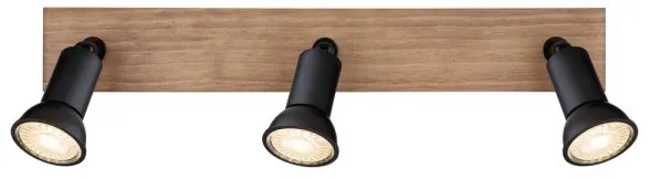 Spot DREW 3xGU10/35W/230V lemn/metal Globo 57998-3W