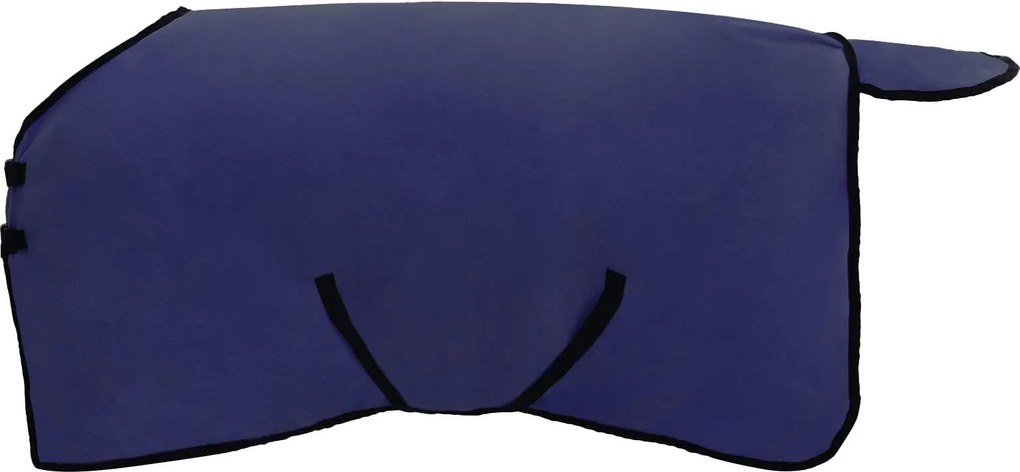 vidaXL Pătură pentru cai Albastru marin Poliester