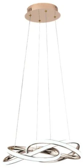 Lustră LED dimabilă pe cablu LED/65W/230V 3000-6500K auriu + telecomandă