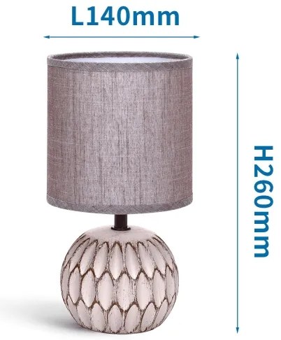 Lampă de masă 1xE14/40W/230V mov Aigostar