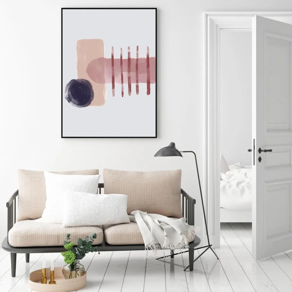 Poster - Abstracție pictată (A4)