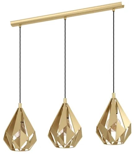 Lustră pe cablu Eglo 43909 CARLTON 3xE27/60W/230V