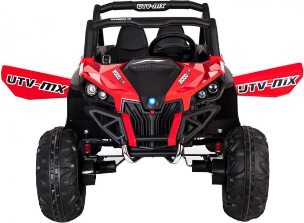 Masinuta Electrica cu acumulator pentru copii NOVOKIDS™ Buggy UTV , 2 locuri, Cu faruri luminoase, Roti din Cauciuc EVA, 3-12 ani , max 50 kg , 2