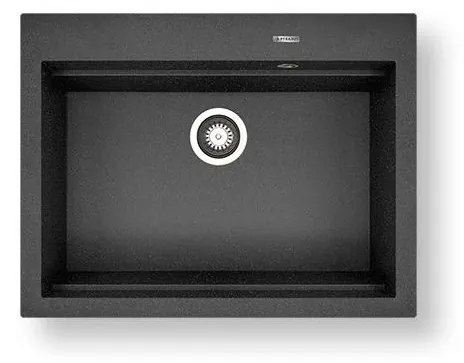 Pyramis 70094201 - Chiuvetă de bucătărie SIROS 67x51,5 cm granit/negru