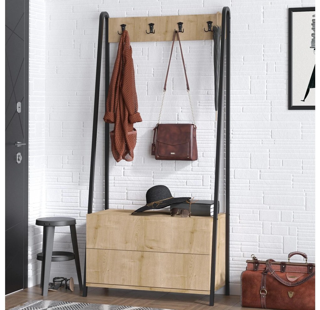 Mobilier Hol Dipasa (Nuc + negru) . 1093904