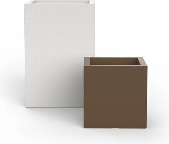 Ghiveci plante design decorativ exterior/interior Square tower pot 25x25x100cm