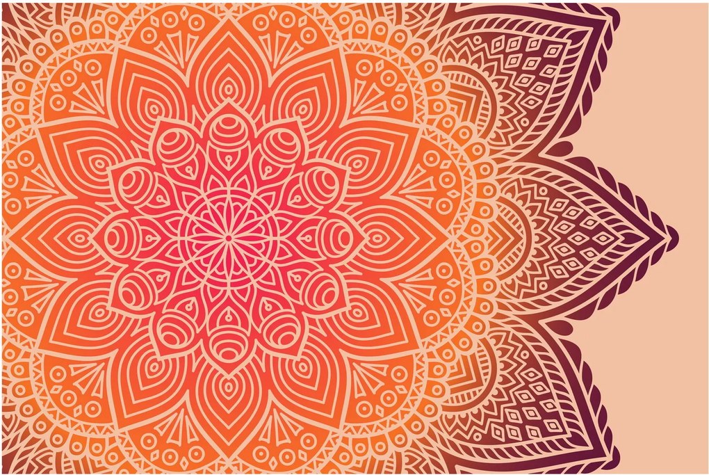 Tablou - Mandala artă (90x60 cm)