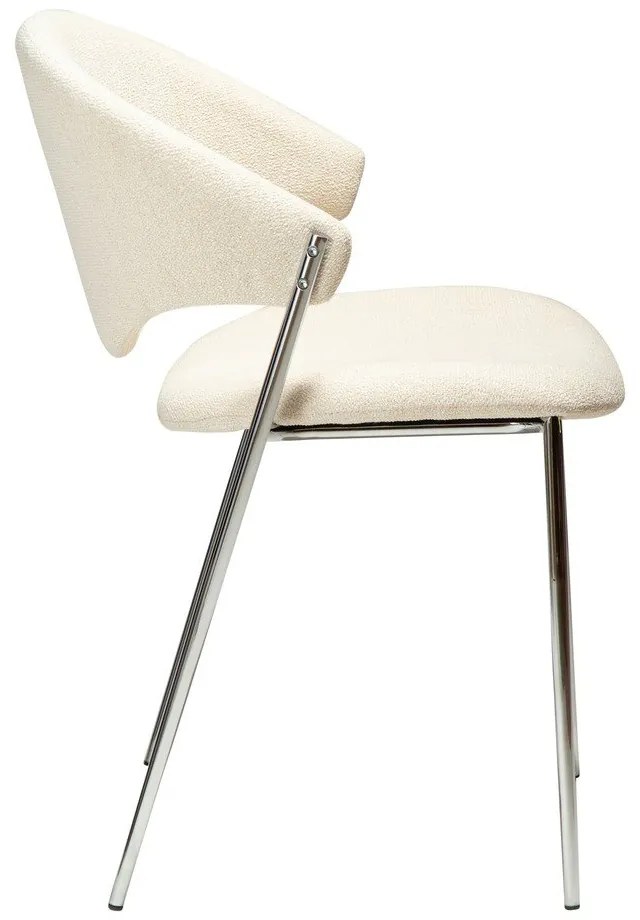 Scaun de dining crem tapițat Zone – DAN-FORM Denmark