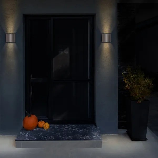 Aplică LED de exterior Brilagi RONDO LED/6W/230V gri IP54