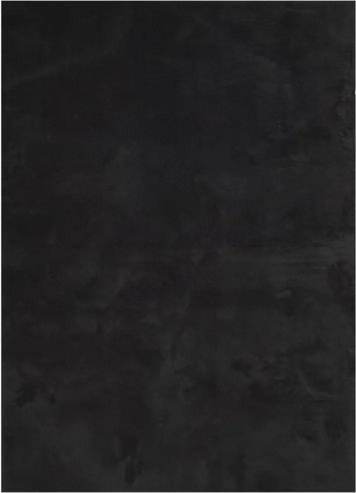 vidaXL Covor HUARTE, fir scurt, moale și lavabil, negru, 160x230 cm