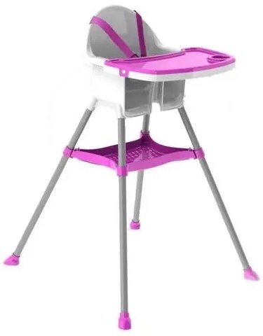 Doloni Scaun de masă pentru copii violet, 67 x 69x 97 cm