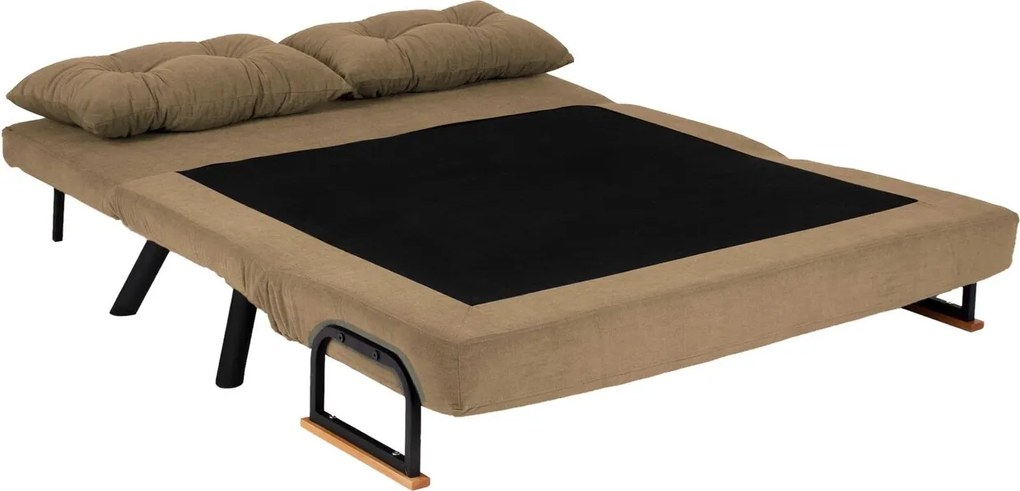 Canapea extensibila 2 locuri, Atelier del Sofa, 859FTN2870, Maro deschis