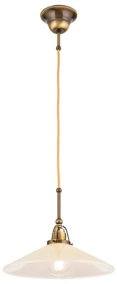 Lustra, Pendul realizat manual design rustic ARTDESIGN, patina/ champagne