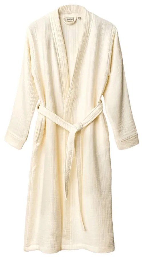 Halat crem L/XL din muselină Kimono – Foutastic