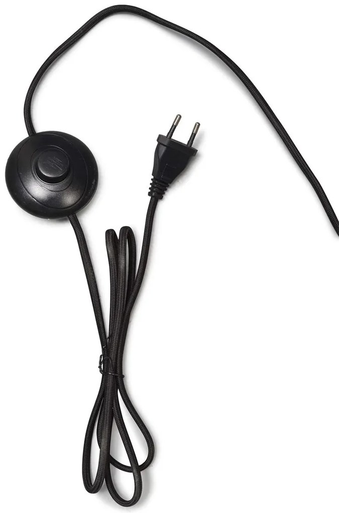 Lampadar eco din bambus Java S bl/32x18, negru/ natur