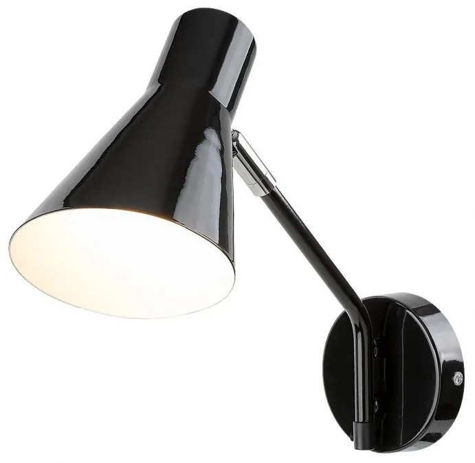 Aplica tip Lampa de perete stil industrial Alfons neagra