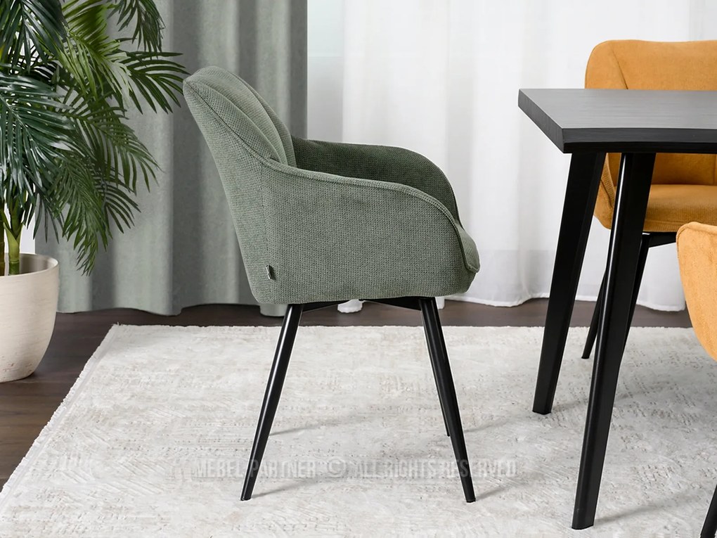 Scaun Bonita (verde + negru). 1110965
