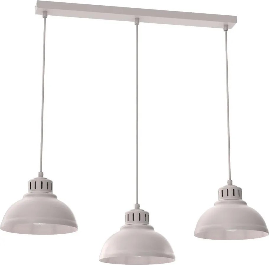 Lampă suspendată SVEN cu cablu, 3xE27/15W/230V, crem