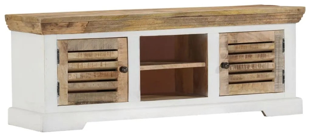 vidaXL Comodă TV, 110x30x40 cm, lemn masiv de mango
